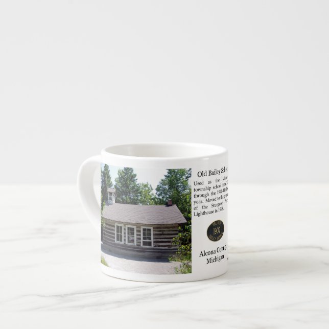 Old Bailey Schoolhouse espresso mug (Front Left)