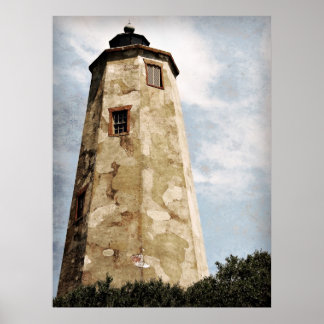 "Old Baldy" Lighthouse Poster