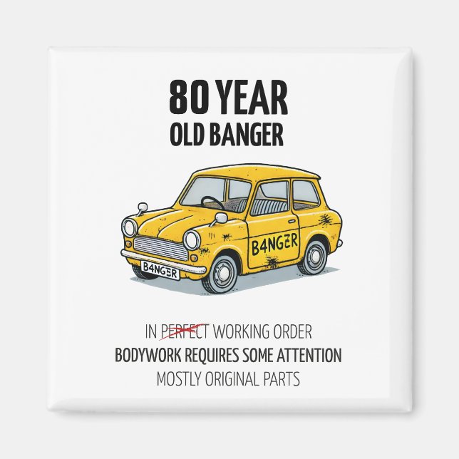Old Banger Magnet (Front)