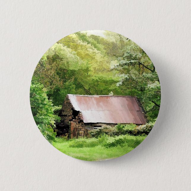 OLD BARN 2 INCH ROUND BUTTON (Front)
