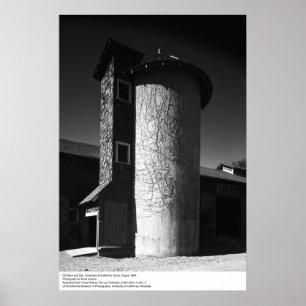 Old Barn and Silo, UCD, 1964 Poster