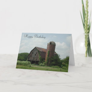 Old Barn Birthday Card