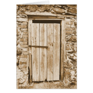 OLD BARN DOOR CARD