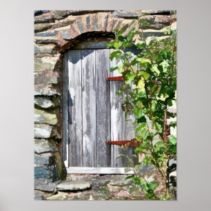 OLD BARN DOOR POSTER