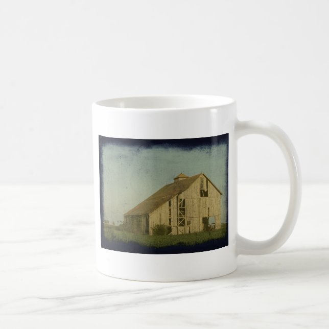Old Barn Grunge Coffee Mug (Right)