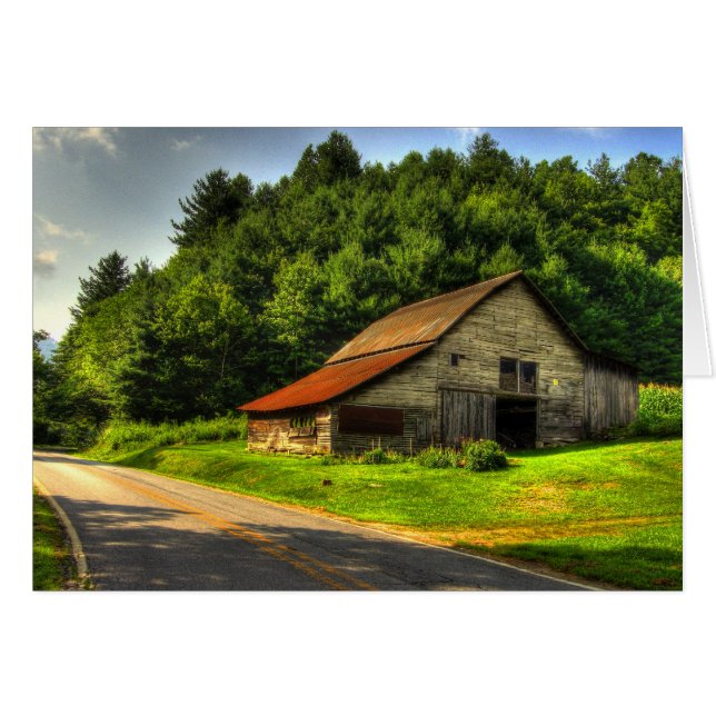 Old Barn in North Carolina Mountains (Front Horizontal)
