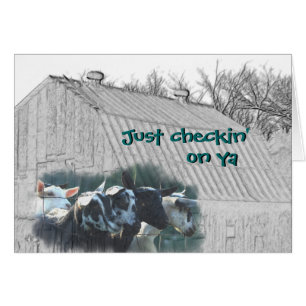 Old Barn & Kid Goats - customize any ocassion
