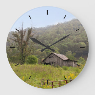 Old Barn Photo Large Clock