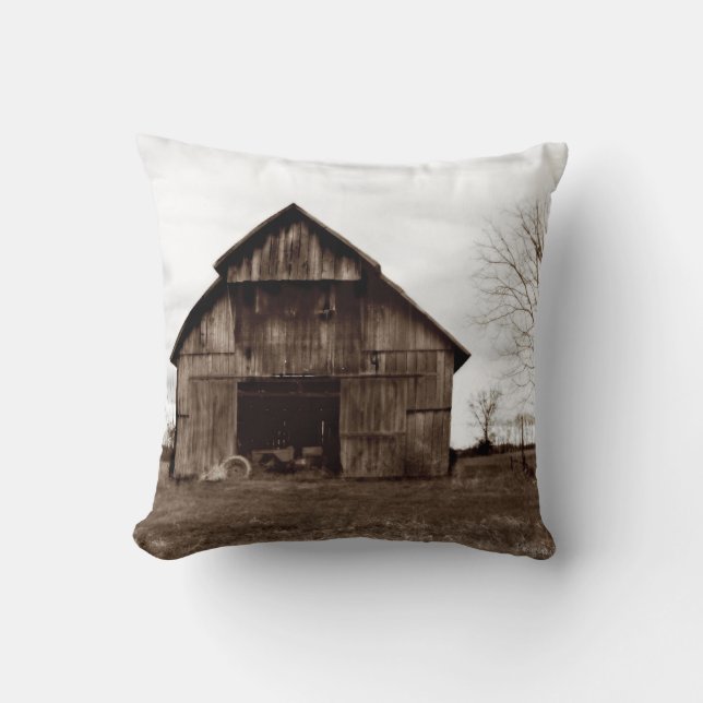 Old Barn Pillow (Front)