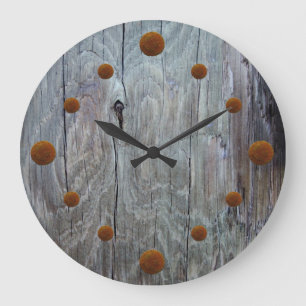 Old Barn Wood Wall Clock