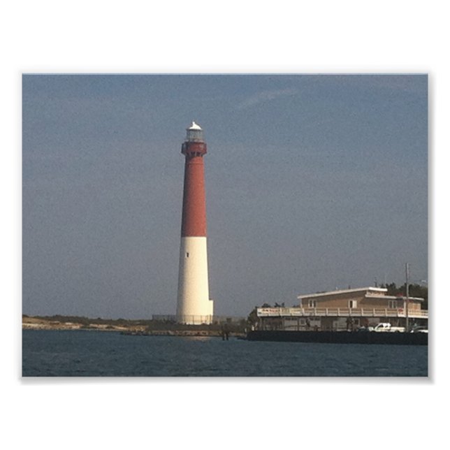 Old Barney Barnegat Lighthouse Photo Print (Front)