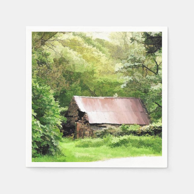 OLD BARNS NAPKIN (Front)