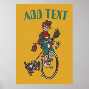 Old Bicycle, ajouter du texte Poster