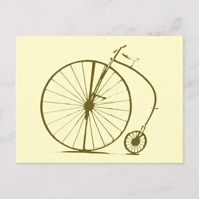Old-bike/cycle Postcard (Front)