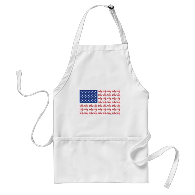 OLD-BIKE-FLAG-TEE STANDARD APRON (Front)