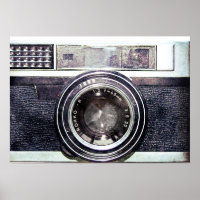 Old black camera