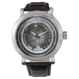 Old black camera watch