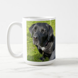 Old Black Labrador Retriever Dog  Coffee Mug