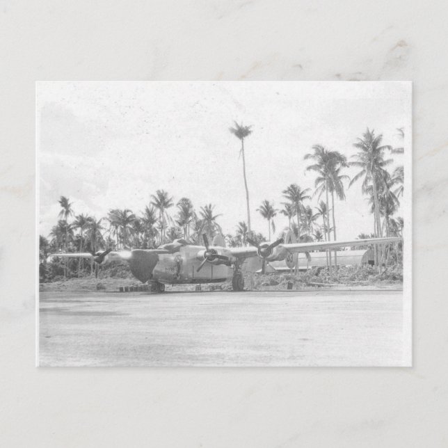 Old Black Magic B-24  Postcard (Front)