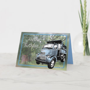 Old Blue dumptruck-customize Card