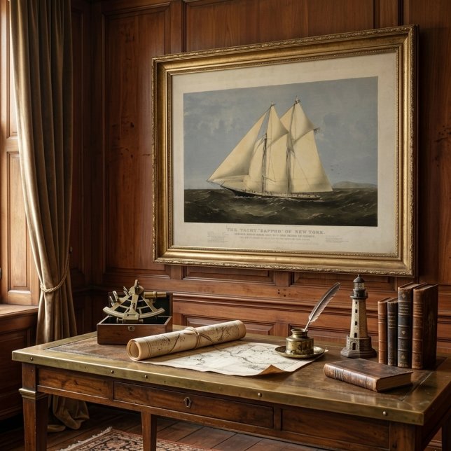 Old Boat Vintage Poster Wall Art (Creator Uploaded)