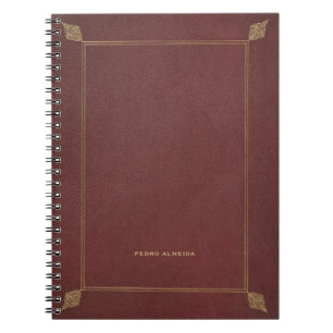 Old Book Cover Vintage Style Name Old Fashioned