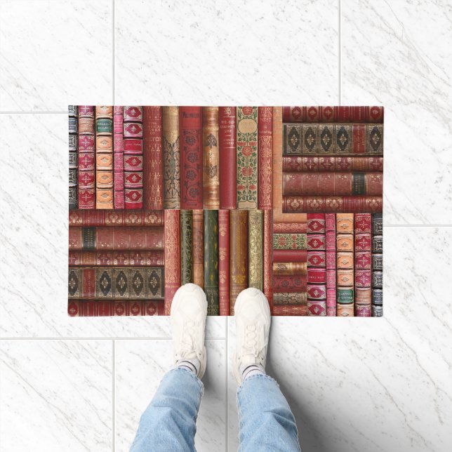 Old Book Libary Doormat (Indoor)