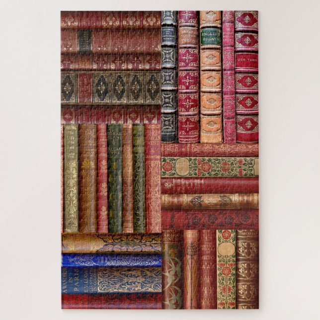 Old Book Library Jigsaw Puzzle (Vertical)