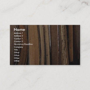 Old books business card
