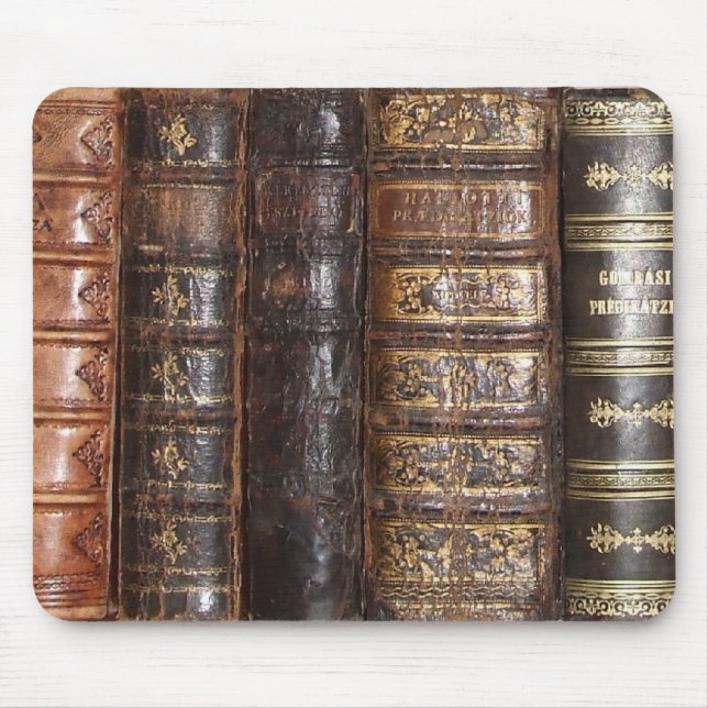 Old Books Mouse Pad (Front)