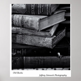 Old Books Poster