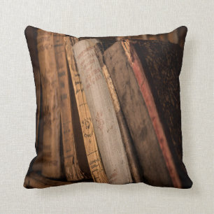 Old Books Throw Pillow