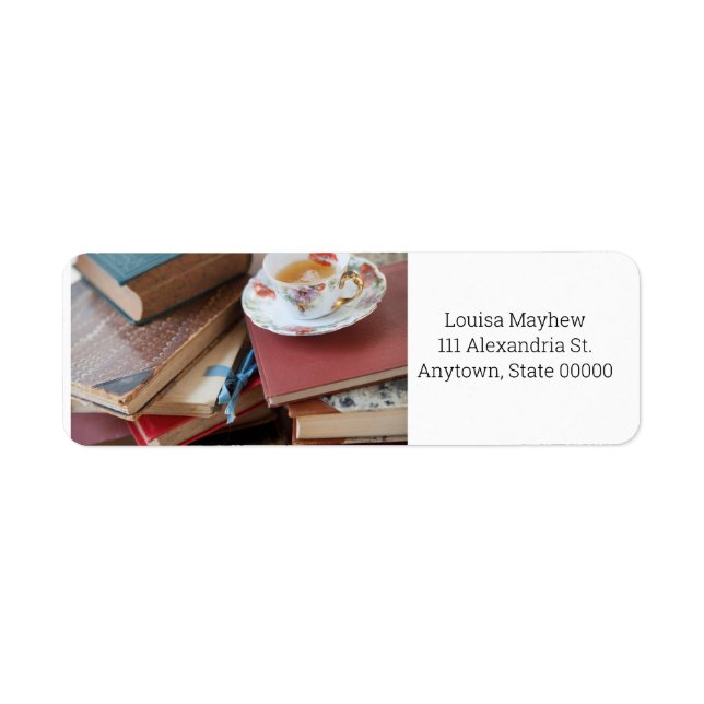 Old books with teacup (Front)