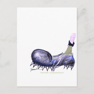 old boot, tony fernandes postcard