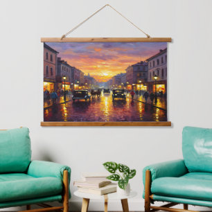 Old Boulevard Hanging Tapestry