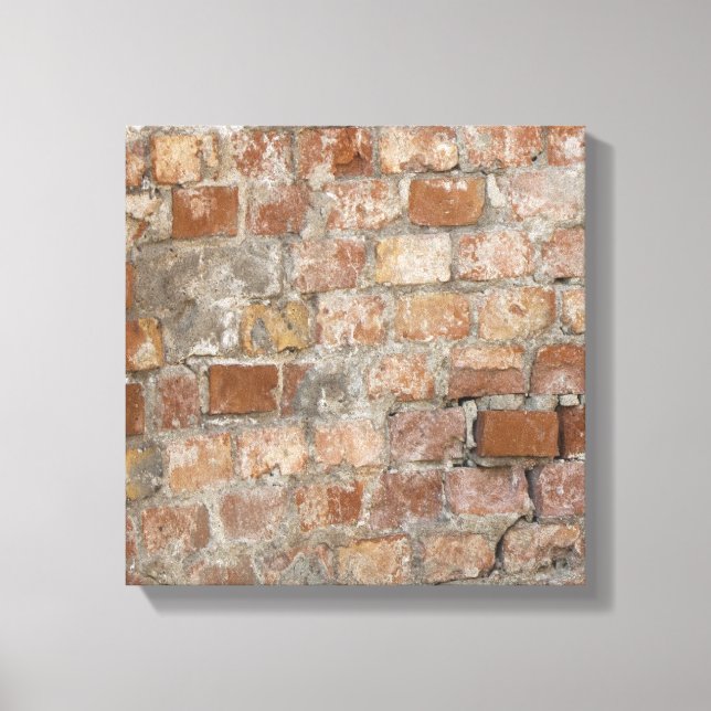 Old Brick Wall Canvas Print (Front)