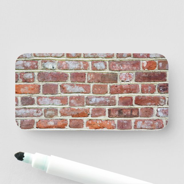 Old Brick Wall Name Tag (In Situ)
