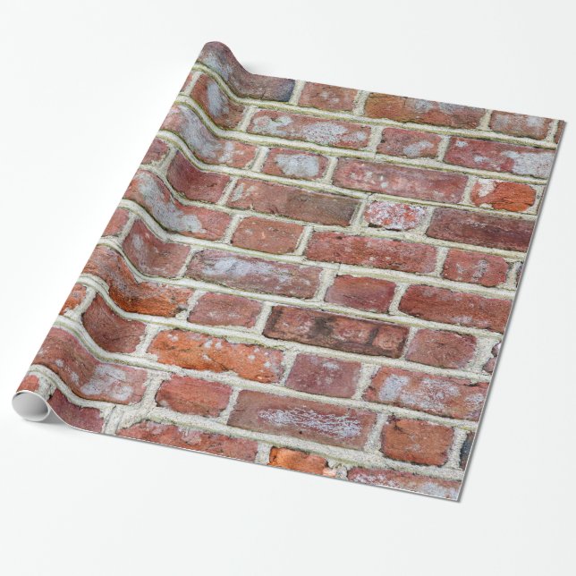 Old Brick Wall Wrapping Paper (Unrolled)