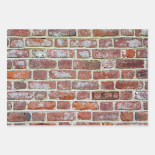 Old Brick Wall Wrapping Paper Sheet