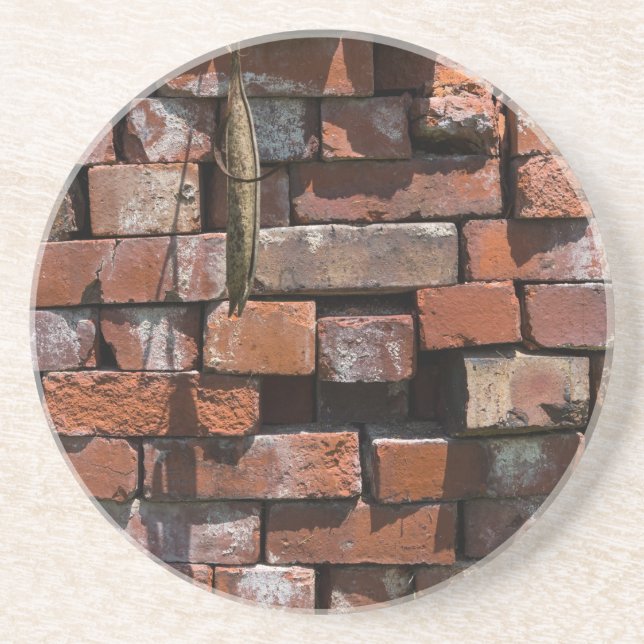 Old Bricks Abstract Coaster (Front)