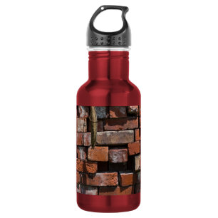 Old Bricks Abstract Stainless Steel Water Bottle