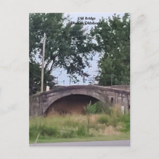 Old Bridge Durant, Oklahoma Postcard