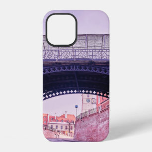 Old bridge, medieval bridgeantique, arch, archite iPhone 12 case