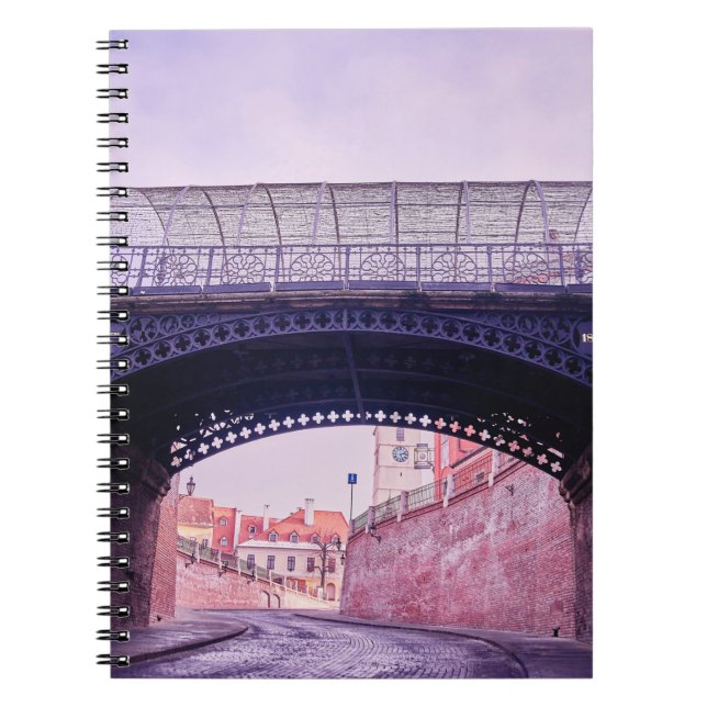 Old bridge,  medieval bridgeantique, arch, archite notebook (Front)