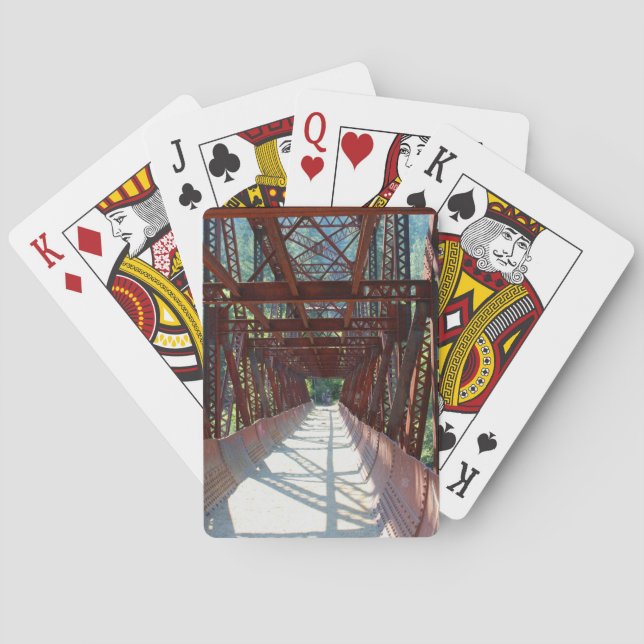 Old Bridge playing cards (Back)