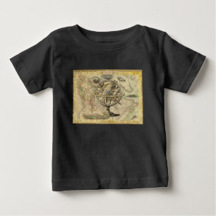 Old British America Explore Polar Bear Compass Map Baby T-Shirt