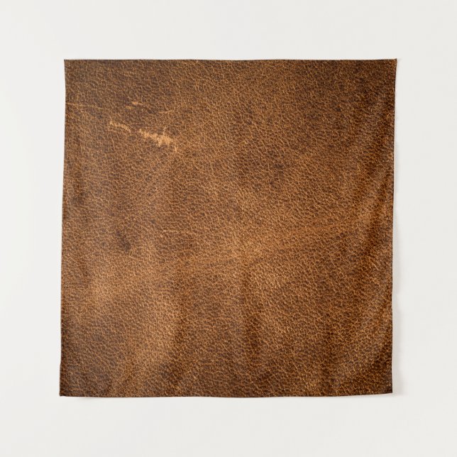 Old brown leather tapestry (Front)