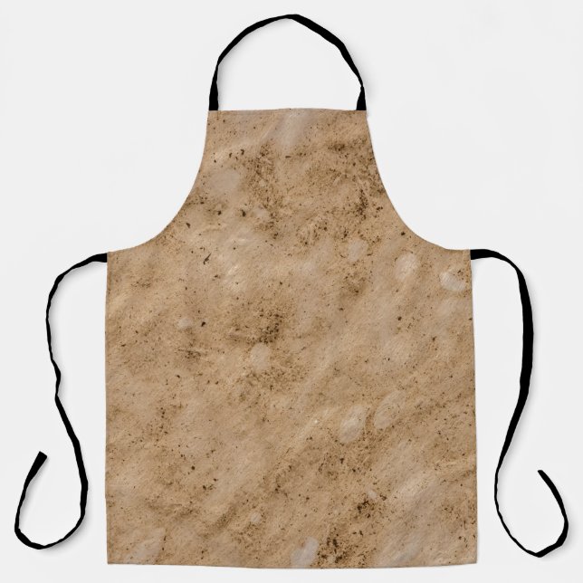 Old brown paper vintage texture background. abstra apron (Front)