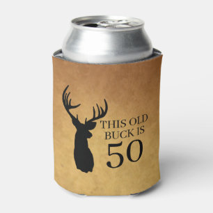 Old Buck 50th Birthday Can Cooler