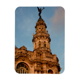 Old building Spire, Havana, Cuba Magnet